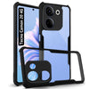 Mobielectro Camera Bump Protection | Slim Stylish 360 Protection Design |Crystal Clear | Shockproof Eagle Back Cover for Tecno Camon 20 4G - Black