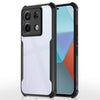 Mobielectro Camera Bump Protection | Slim Stylish 360 Protection Design |Crystal Clear | Shockproof Eagle Back Cover for Mi Note 13 Pro- Black