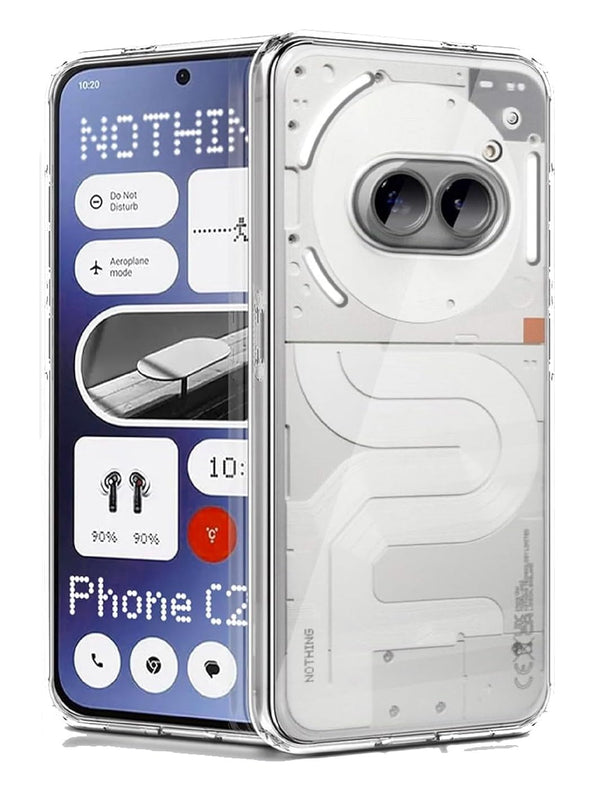 Mobielectro Clear Transparent Shockproof Scratch Resistant Protective Phone Case for Nothing Phone 2A 5G