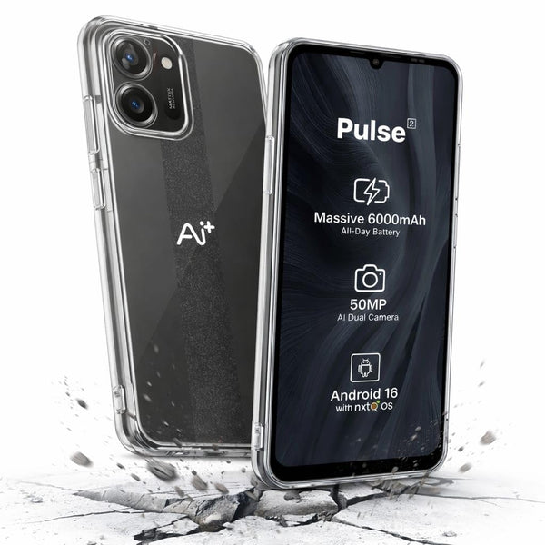 Mobielectro Clear Transparent Shockproof Scratch Resistant Protective Phone Case for Ai+ Plus 2