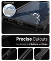 Mobielectro Camera Bump Protection | Slim Stylish 360 Protection Design |Crystal Clear | Shockproof Eagle Back Cover for Oppo F27 Pro Plus- Black