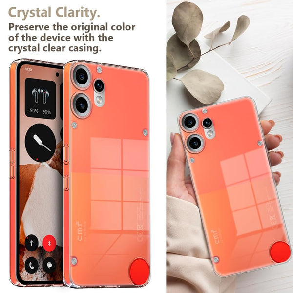 Mobielectro Soft Silicon Transparent |Scratch Resistant Clear Case for CMF Phone 2 Pro 5G