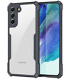 Mobielectro Camera Bump Protection | Slim Stylish 360 Protection Design |Crystal Clear | Shockproof Eagle Back Cover for Samsung S22- Black