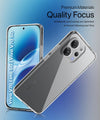 Mobielectro Clear Transparent Shockproof Scratch Resistant Protective Phone Case for Vivo V70 Elite 5G