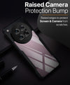 Mobielectro Camera Bump Protection | Slim Stylish 360 Protection Design |Crystal Clear | Shockproof Eagle Back Cover for Infinix ZERO 40 5G- Black