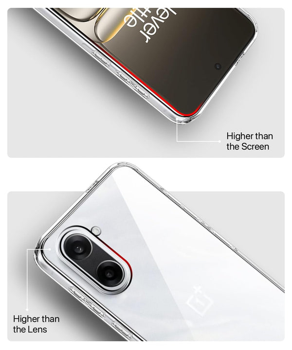 Mobielectro Soft Silicon Transparent |Scratch Resistant Clear Case for OnePlue Nord CE 5 5G
