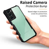 Mobielectro Camera Bump Protection | Slim Stylish 360 Protection Design |Crystal Clear | Shockproof Eagle Back Cover for Samsung S20FE5G - Black