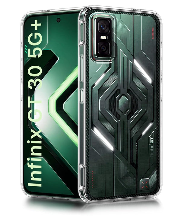 Mobielectro Clear Transparent Shockproof Scratch Resistant Protective Phone Case for Infinix GT 30 5G