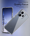 Mobielectro Clear Transparent Shockproof Scratch Resistant Protective Phone Case for Oppo Reno 15 5G