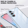 Mobielectro Soft Silicon Transparent |Scratch Resistant Clear Case for Samsung S24 FE 5G