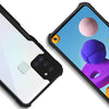 Mobielectro Camera Bump Protection | Slim Stylish 360 Protection Design |Crystal Clear | Shockproof Eagle Back Cover for Samsung A21S - Black