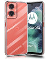 Mobielectro Soft Silicon Transparent |Scratch Resistant Clear Case for Moto G35 5G