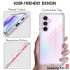 Mobielectro Soft Silicon Transparent |Scratch Resistant Clear Case for Samsung A35 5G