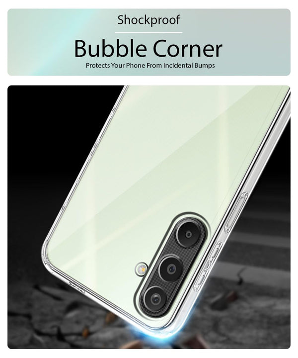Mobielectro Soft Silicon Transparent |Scratch Resistant Clear Case for Samsung M16 5G