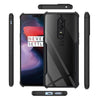 Mobielectro Camera Bump Protection | Slim Stylish 360 Protection Design |Crystal Clear | Shockproof Eagle Back Cover for OnePlus 6 - Black