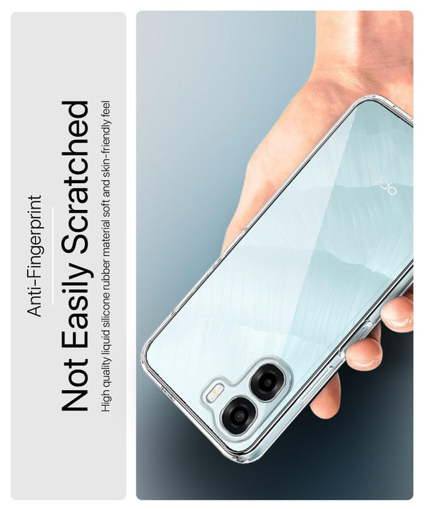 Mobielectro Clear Transparent Shockproof Scratch Resistant Protective Phone Case for Oppo K14X 5G