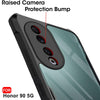Mobielectro Camera Bump Protection | Slim Stylish 360 Protection Design |Crystal Clear | Shockproof Eagle Back Cover for Honor 90 5G - Black