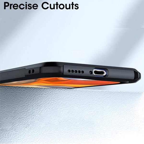 Mobielectro Camera Bump Protection | Slim Stylish 360 Protection Design |Crystal Clear | Shockproof Eagle Back Cover for OnePlus 9R - Black