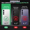 Mobielectro Clear Transparent Shockproof Scratch Resistant Protective Phone Case for Samsung S25 Plus