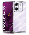 Mobielectro Soft Silicon Transparent |Scratch Resistant Clear Case for POCO M7 Pro 5G