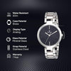 Youth Analog Black Dial Women's Watch-NL2480SM02/NP2480SM02