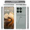 Mobielectro Soft Silicon Transparent |Scratch Resistant Clear Case for Moto Edge 60 Pro 5G