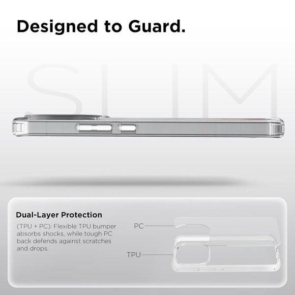 Mobielectro Clear Transparent Shockproof Scratch Resistant Protective Phone Case for IQOO 15