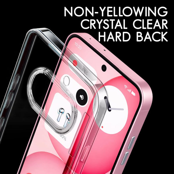 Mobielectro Clear Transparent Shockproof Scratch Resistant Protective Phone Case for Nothing Phone 4A 5G