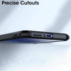 Mobielectro Camera Bump Protection | Slim Stylish 360 Protection Design |Crystal Clear | Shockproof Eagle Back Cover for iPhone 6 Plus- Black