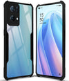 Mobielectro Camera Bump Protection | Slim Stylish 360 Protection Design |Crystal Clear | Shockproof Eagle Back Cover for Oppo RENO 7 Pro 5G - Black