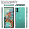 Mobielectro Soft Silicon Transparent |Scratch Resistant Clear Case for Moto G45 5G