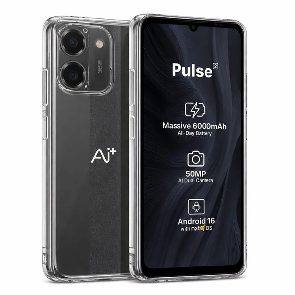 Mobielectro Clear Transparent Shockproof Scratch Resistant Protective Phone Case for Ai+ Plus 2