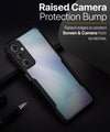 Mobielectro Camera Bump Protection | Slim Stylish 360 Protection Design |Crystal Clear | Shockproof Eagle Back Cover for Samsung M54 5G - Black