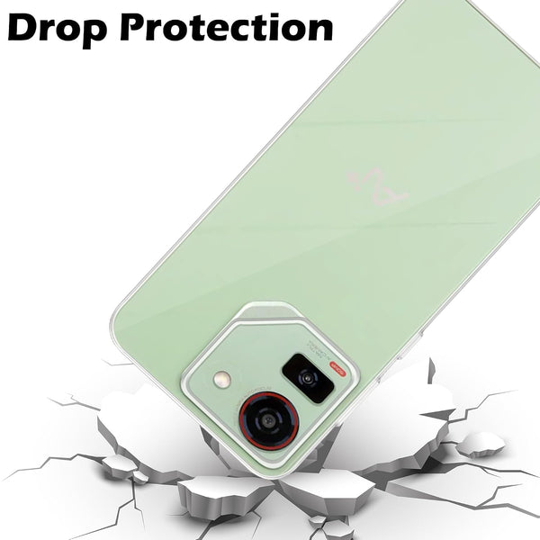 Mobielectro Clear Transparent Shockproof Scratch Resistant Protective Phone Case for Ai+Plus 5G