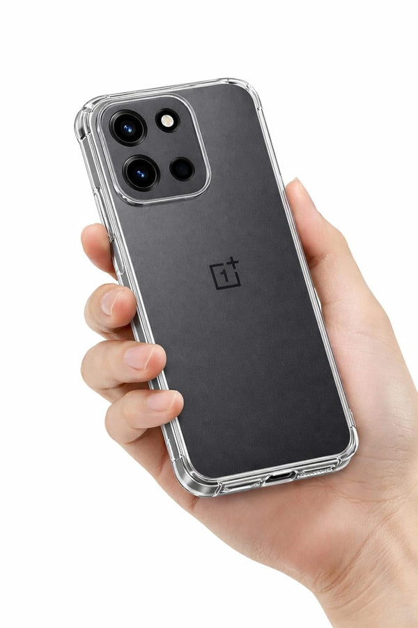 Mobielectro Clear Transparent Shockproof Scratch Resistant Protective Phone Case for OnePlus Nord 6 5G