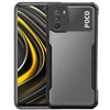Mobielectro Camera Bump Protection | Slim Stylish 360 Protection Design |Crystal Clear | Shockproof Eagle Back Cover for POCO M3 - Black