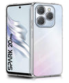 Mobielectro Clear Transparent Shockproof Scratch Resistant Protective Phone Case for Tecno Spark 20 Pro