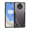 Mobielectro Camera Bump Protection | Slim Stylish 360 Protection Design |Crystal Clear | Shockproof Eagle Back Cover for OnePlus 7T - Black