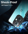 Mobielectro Camera Bump Protection | Slim Stylish 360 Protection Design |Crystal Clear | Shockproof Eagle Back Cover for OnePlusNord CE 3- Black