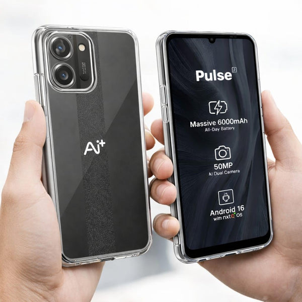 Mobielectro Clear Transparent Shockproof Scratch Resistant Protective Phone Case for Ai+ Plus 2