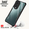 Mobielectro Camera Bump Protection | Slim Stylish 360 Protection Design |Crystal Clear | Shockproof Eagle Back Cover for Honor 90 5G - Black