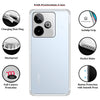 Mobielectro Clear Transparent Shockproof Scratch Resistant Protective Phone Case for Realme GT 7T