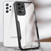 Mobielectro Camera Bump Protection | Slim Stylish 360 Protection Design |Crystal Clear | Shockproof Eagle Back Cover for Samsung A73 5G - Black