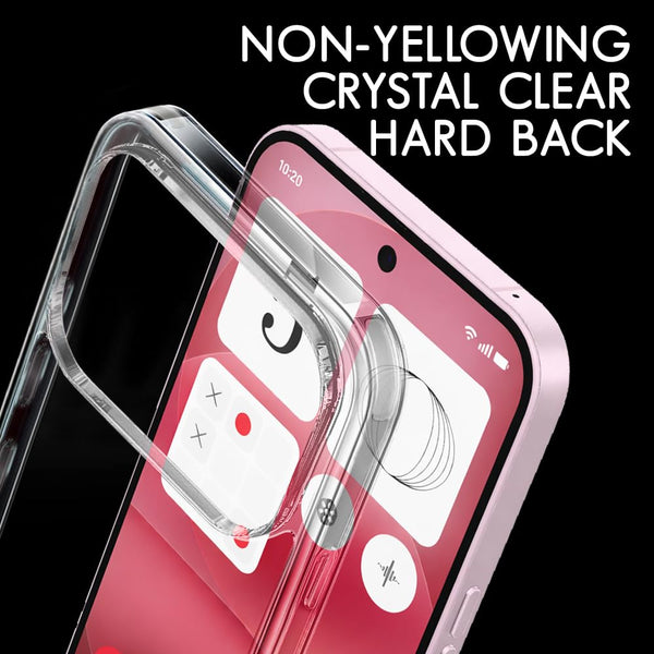 Mobielectro Clear Transparent Shockproof Scratch Resistant Protective Phone Case for Nothing Phone 4A Pro 5G
