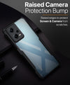 Mobielectro Camera Bump Protection | Slim Stylish 360 Protection Design |Crystal Clear | Shockproof Eagle Back Cover for RedMi Note 12 5G - Black