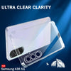 Mobielectro Clear Transparent Shockproof Scratch Resistant Protective Phone Case for Samsung A36 5G