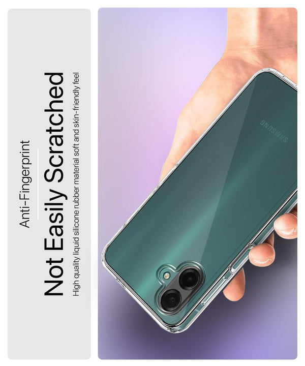 Mobielectro Clear Transparent Shockproof Scratch Resistant Protective Phone Case for Samsung A07 5G