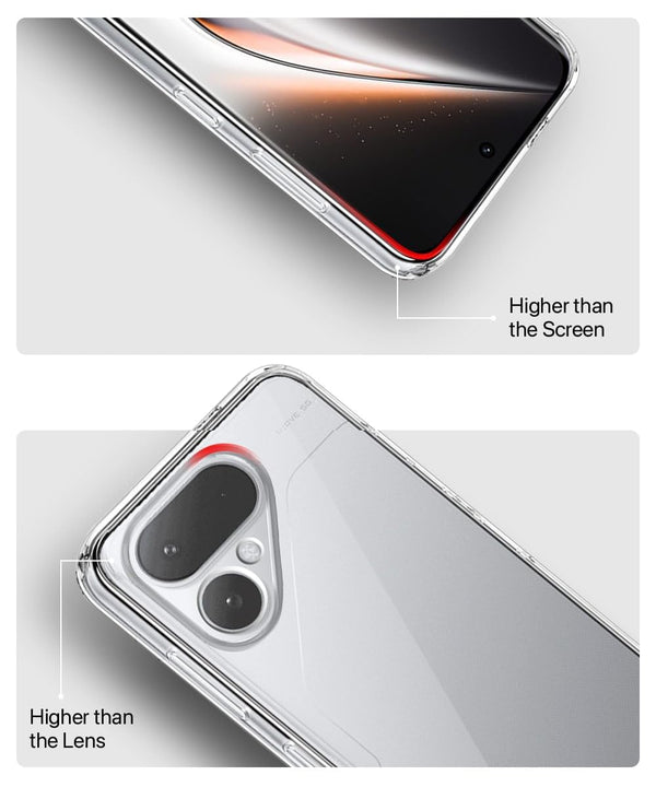 Mobielectro Clear Transparent Shockproof Scratch Resistant Protective Phone Case for Tecno POVA Curve 2 5G