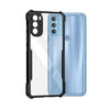 Mobielectro Camera Bump Protection | Slim Stylish 360 Protection Design |Crystal Clear | Shockproof Eagle Back Cover for Moto G71 5G - Black
