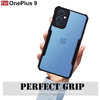 Mobielectro Camera Bump Protection | Slim Stylish 360 Protection Design |Crystal Clear | Shockproof Eagle Back Cover for OnePlus 9 - Black